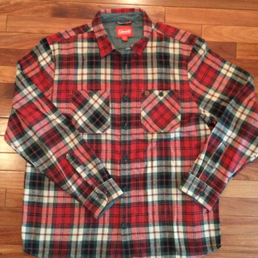 PRICE DROP! Red and Black Plaid Men's Shirt